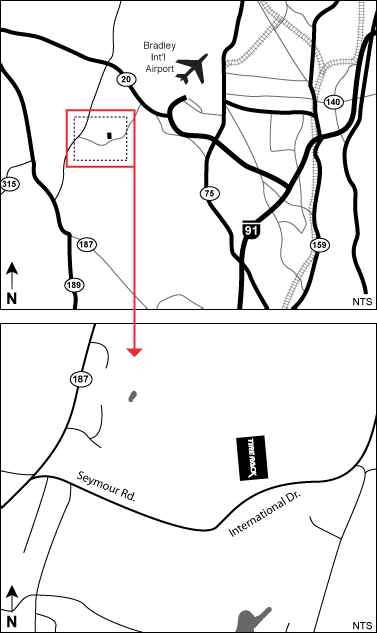 Map to our Connecticut Location