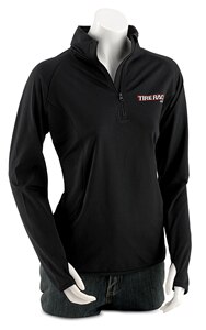 Tire Rack Sport-Tek&reg; Sport-Wick Stretch Half-Zip Pullover (Women's), Black