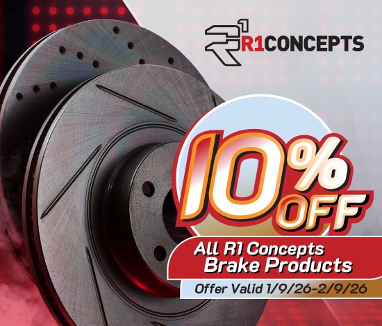 Save 10% on All R1 Concepts Brake Products