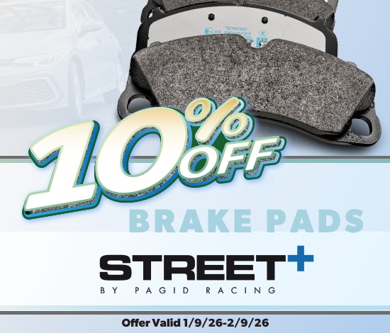 Save 10% on Street Plus Brake Pads