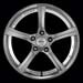 Advanti 15 Anniversary Bright Satin Sil Paint Wheels