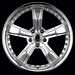 American Racing Razor Silver w/Machined Lip Wheels