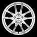 ANDROS N1 Silver Machined w/Clearcoat Wheels