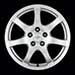 Anzio Light Bright Silver Paint Wheels