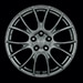 Anzio Vision Matte Graphite Silver Wheels