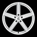 Axis Model One Silver Machined w/Clearcoat Wheels