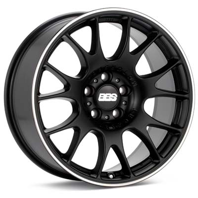 BBS CH Black w Polished Stainless Lip 