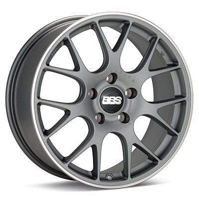BBS CH-R Porsche (Titanium w/Pol Stainless Lip)