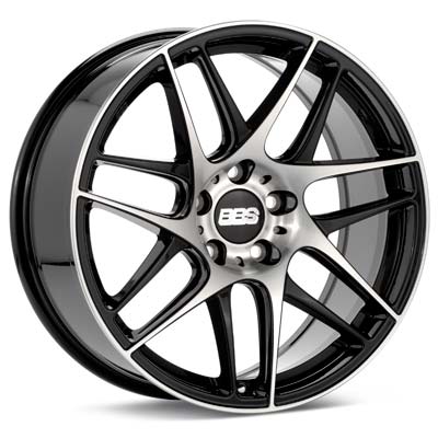  Wheels on Bbs Cx R  Machined W Black Accent