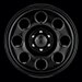 Black Rock 937 Type 8P Steel Black Painted Wheels