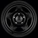 Black Rock 941 Dune Steel 15x7 Black Painted Wheels