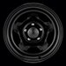 Black Rock 941 Dune Steel 15x8 Black Painted Wheels