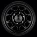 Black Rock 942 Type D Steel 16x8 Black Painted Wheels