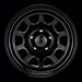 Black Rock 942 Type D Steel 17x8 Black Painted Wheels