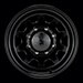 Black Rock 942 Type D Steel 17x9 Black Painted Wheels