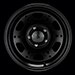 Black Rock 950 Lobo Steel 15x10 Black Painted Wheels