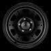 Black Rock 950 Lobo Steel 15x8 Black Painted Wheels