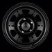 Black Rock 950 Lobo Steel 16x8 Black Painted Wheels