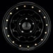 Black Rock 952 Street Lock Steel 15x10 Black Painted Wheels