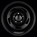 Black Rock 975 Blade Steel 15x10 Black Painted Wheels