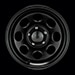 Black Rock 997 Type 8 Steel 15x10 Black Painted Wheels