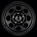 Black Rock 997 Type 8 Steel 16x8 Black Painted Wheels