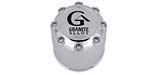 Granite chrome closed end push though cap