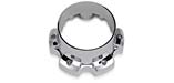 Ultra chrome open end cap fits 6x135/139 wheels