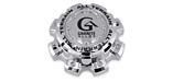 Granite chrome cap fits GM 8x165 wheels
