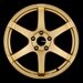 Enkei Tuning T6S Gold Painted Wheels