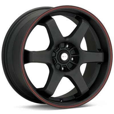 Focal X-FF (Flat Black w/Red Stripe)