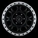 Granite Alloy GV8 Black w/Anthracite Lip Wheels