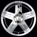 Granite Alloy LK1 Chrome Plated Wheels