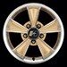 Hurst Dazzler 15x6 Machined w/Gold Accent Wheels