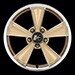 Hurst Dazzler 17x9 Machined w/Gold Accent Wheels