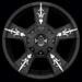 KMC Vandal Black Painted Wheels