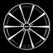 moda MD18 Machined w/Black Accent Wheels