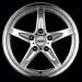 moda MD1 Bright Satin wMachined Lip Wheels