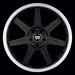 MOTEGI RACING SX7 Flat Black wMach Lip Wheels