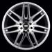 MOTEGI RACING US7 Silver Machined wClearcoat Wheels