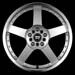 MOTEGI RACING SX5 Silver wMachined Lip Wheels