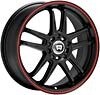 MR117 Black w/Red Stripe