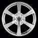 OZ Caravaggio Bright Silver Paint Wheels