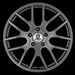 Quad Berlin Matte Graphite Silver Wheels