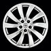 Rial Lugano Bright Silver Paint Wheels