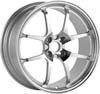 F1 Silver Machined w/Clearcoat