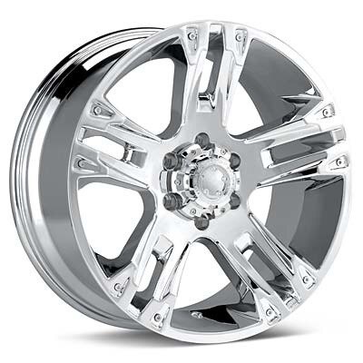 Chrome Rims on Maverick Chrome Plated