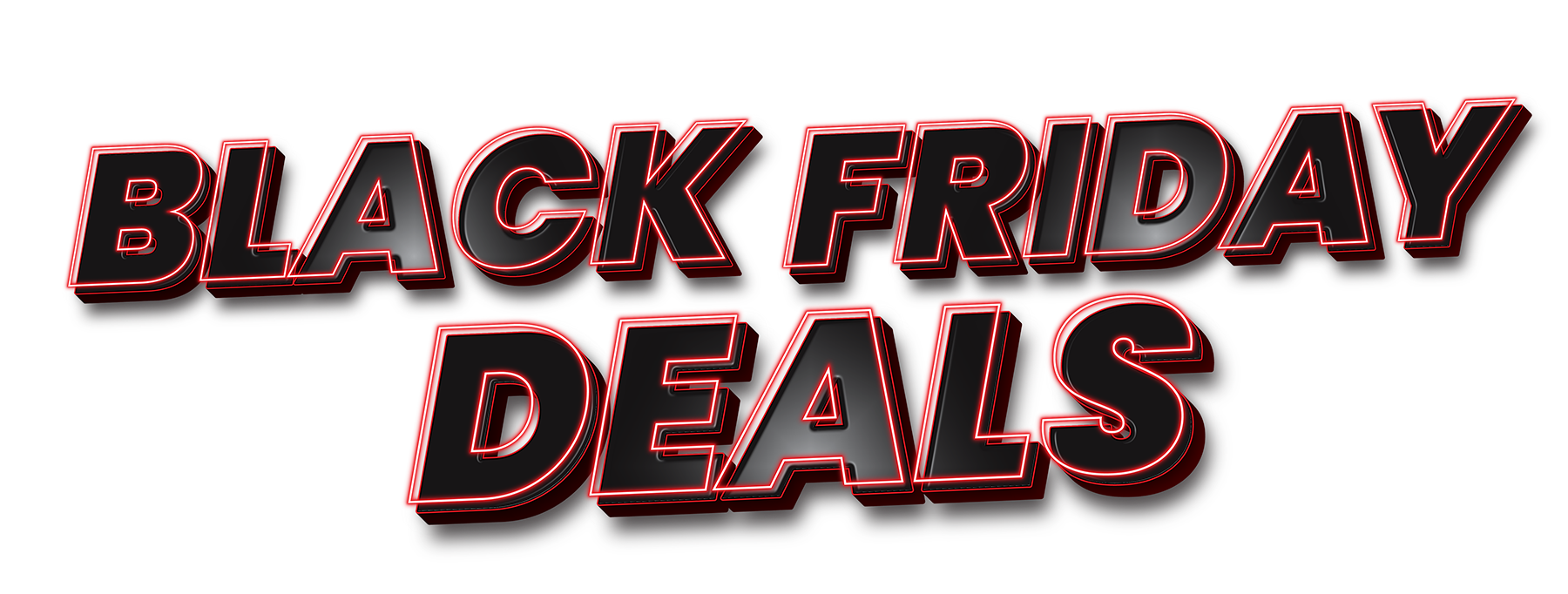 Black Friday text graphic