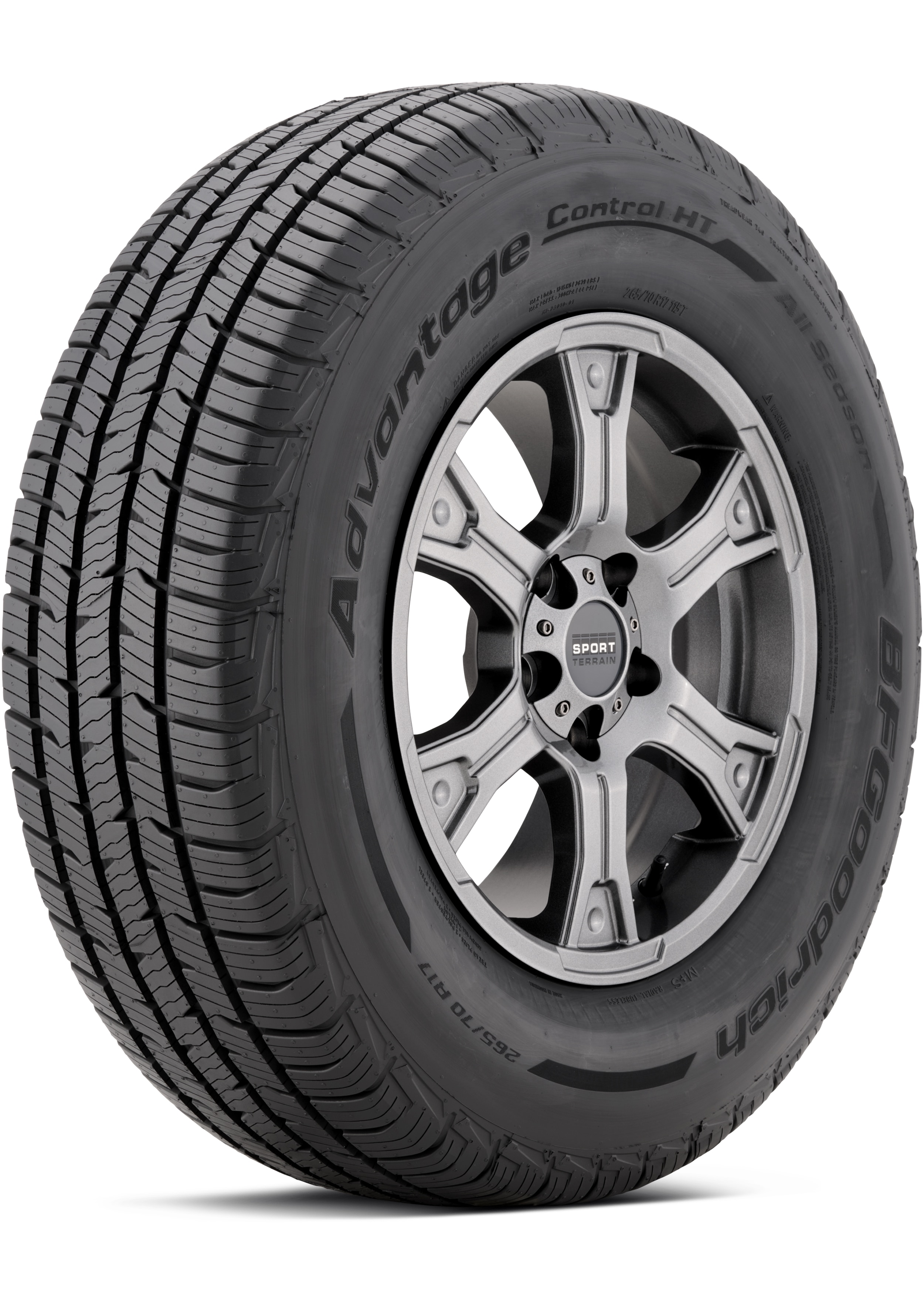 BFGoodrich Advantage Control HT 245/75R17 112T Crossover/SUV Touring All-Season Tire 18534