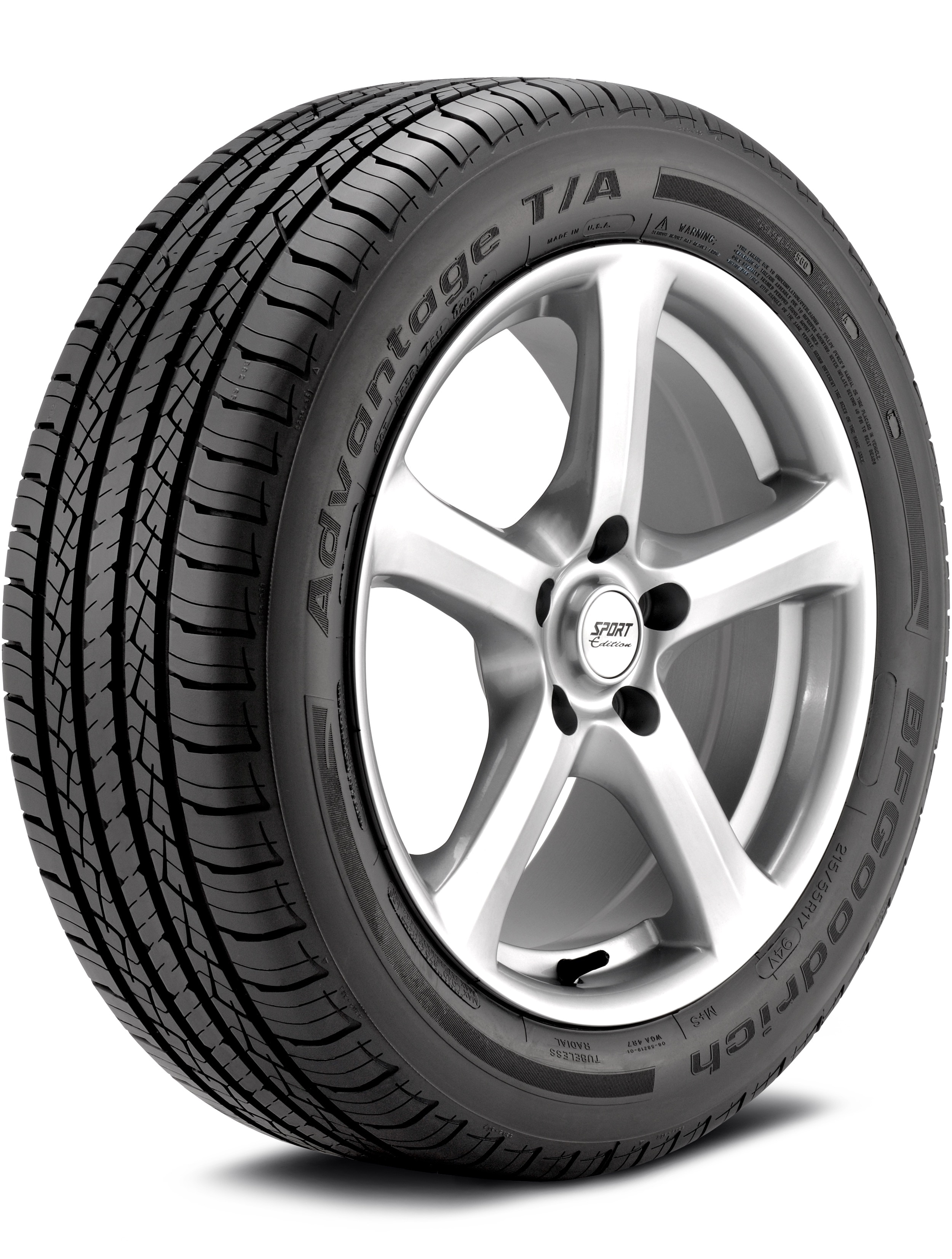 BFGoodrich Advantage T/A 225/60-16 98V Grand Touring All-Season Tire 58028